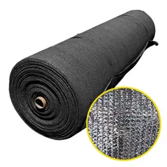TSKY CHILE SHOPPING - Malla Sombra de Raschel 70% - 4.2x10 Mts Negro - Toldo Protección UV, Polietileno HDPE