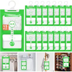 KUANGYE - Bolsas Deshumidificadora Antimoho Absorve Humedad Closet 15 piezas