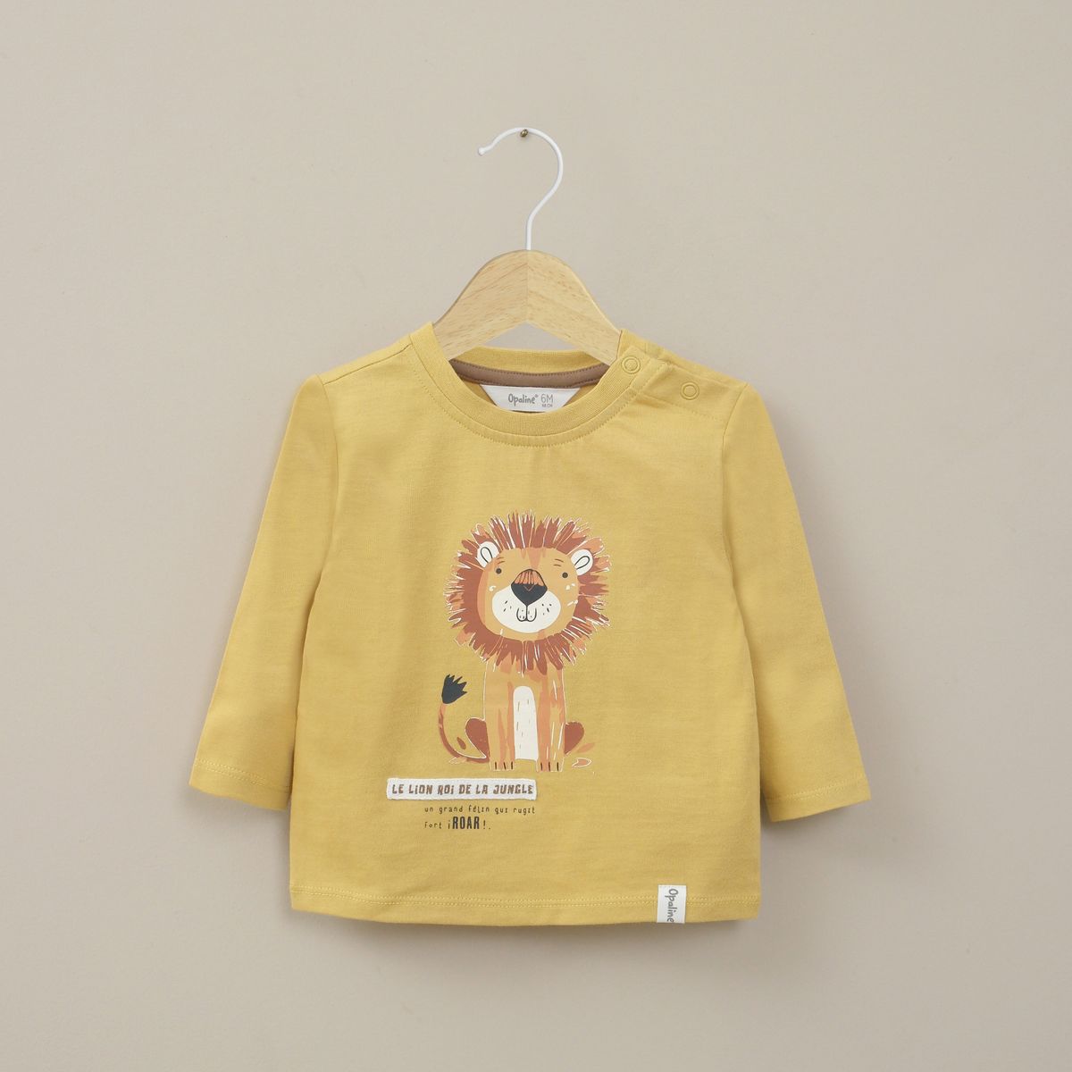 OPALINE - Polera Manga Larga Amarilla Infant Niño