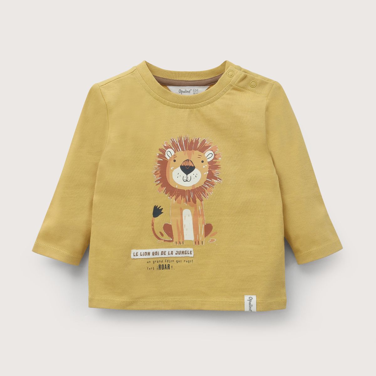 OPALINE - Polera Manga Larga Amarilla Infant Niño