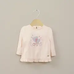 OPALINE - Polera Damasco Infant Niña