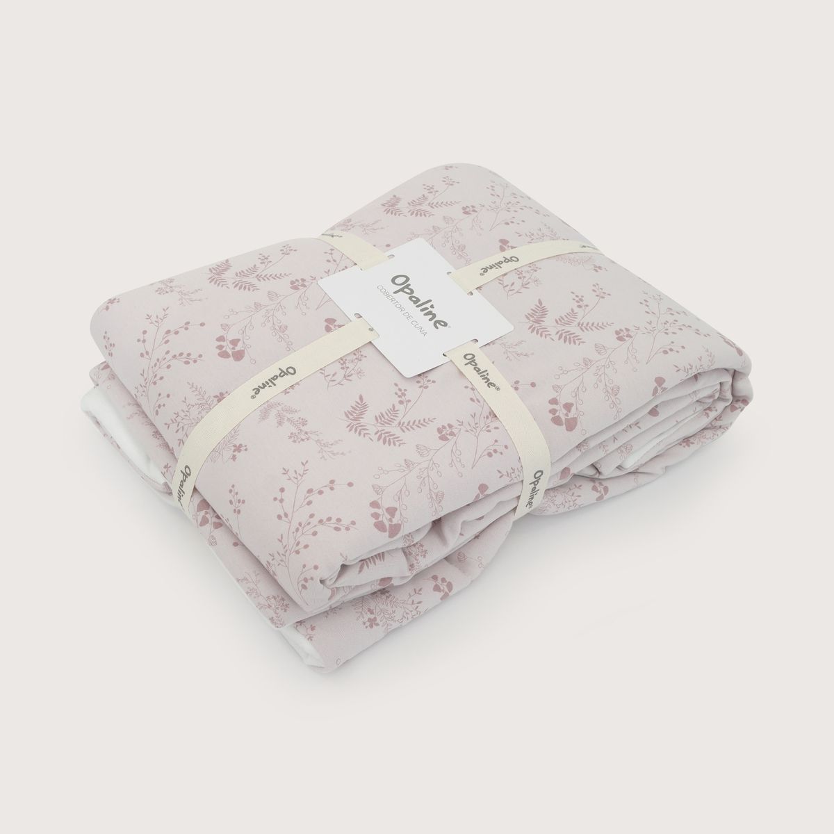 OPALINE - Cobertor De Cuna Estampado Rosado Bebé Niña