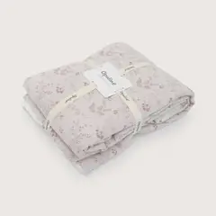 OPALINE - Cobertor De Cuna Estampado Rosado Bebé Niña