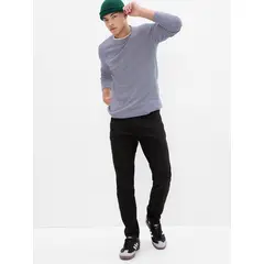 GAP - Jeans Hombre Slim Taper Negro