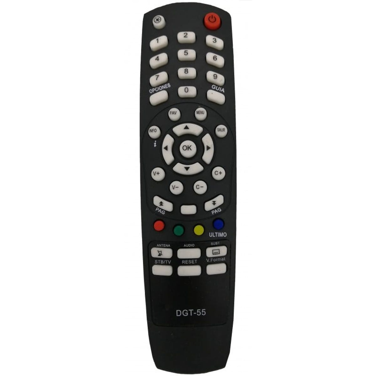 GENERICO - CONTROL REMOTO COMPATIBLE CON TV HOGAR CLARO+PILAS