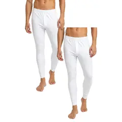 LOOK SHOP - Pack 2 Calzoncillo Largo Algodón Hombres. Interior 1ra Capa 212