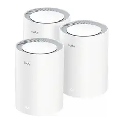 CUDY - Pack 3 Repetidores Wi-Fi 6 Mesh  2.5G Solution