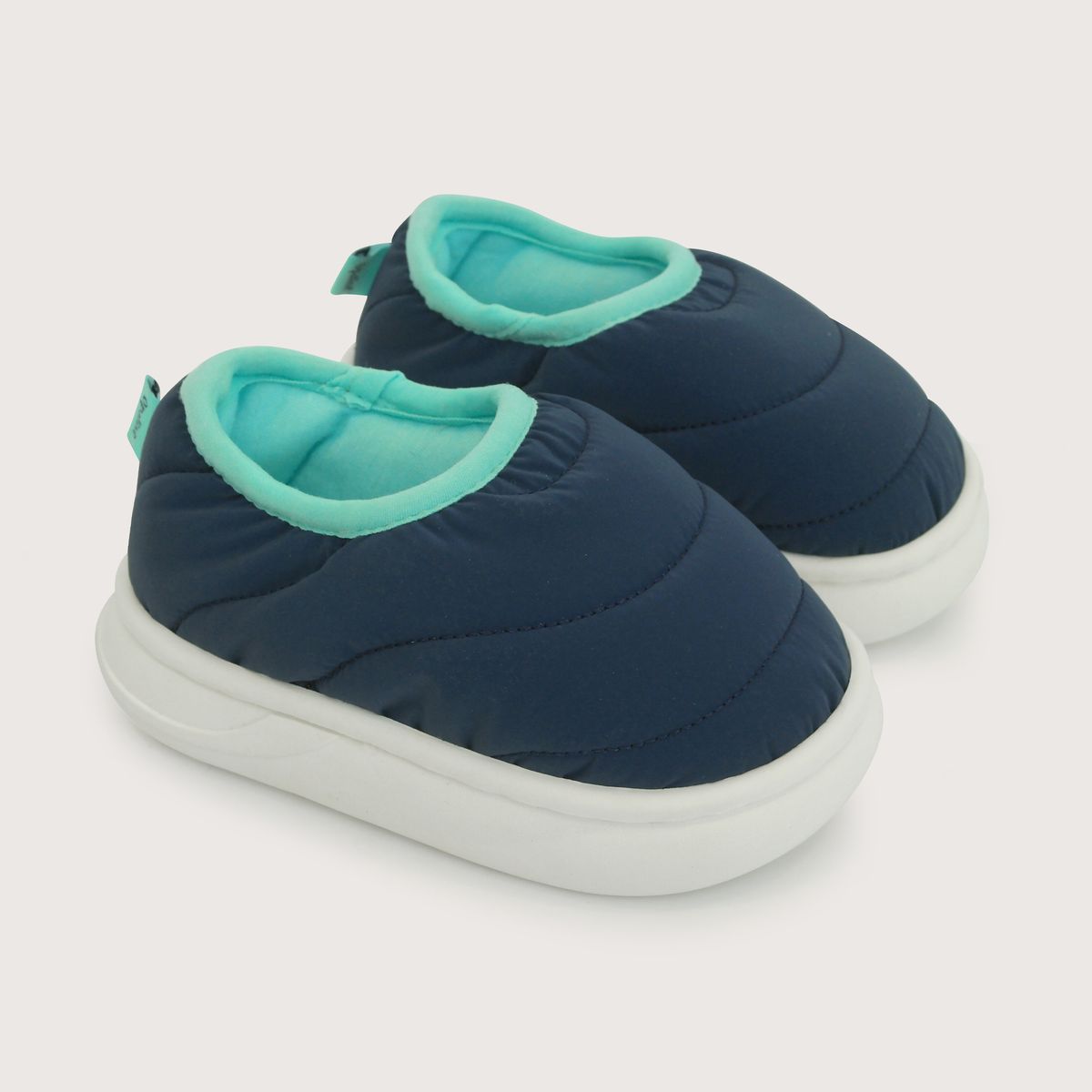 OPALINE - Pantufla Puffer Niño Azul
