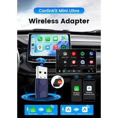 GENERICO - Carlinkit mini ultra 2 modelo 2026 Android Auto Y Carplay Inalámbrico