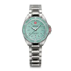 WENGER - Reloj Executive correa acero dial celeste