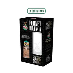 BRANCA - Fernet 39° 750cc + Vaso