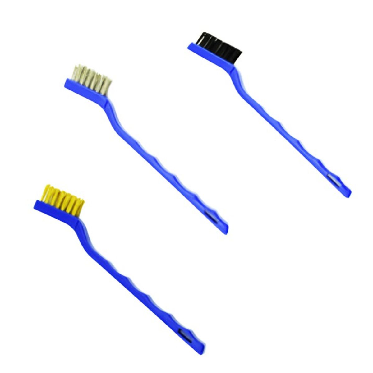 GENERICO - CEPILLO SET X 3 PCS LIMPIA MOTOR COMPATIBLE PARA AUTO Y MOTOS