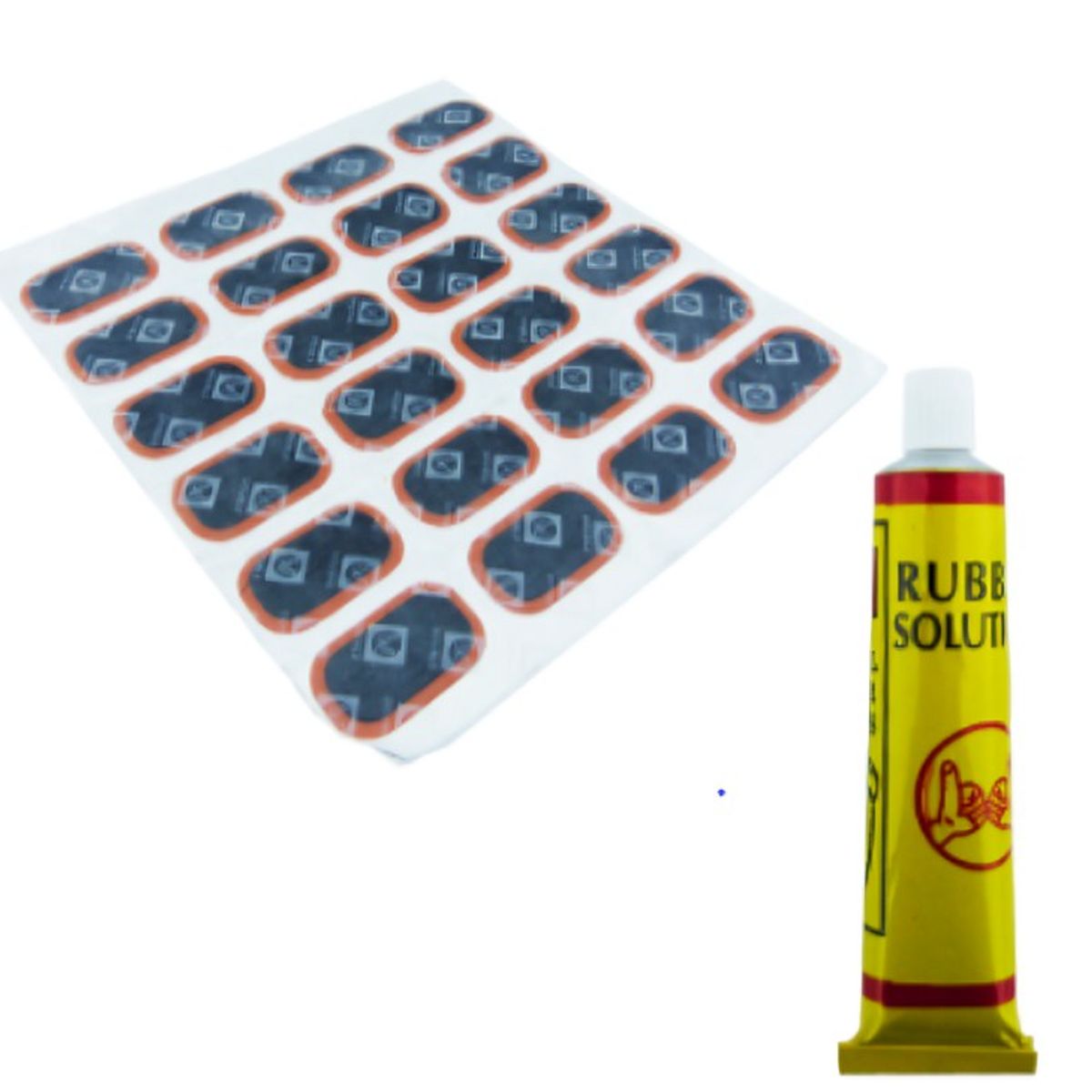 GENERICO - Pack 3 Kits De Parches Para Bicicleta Y Moto Con Solución x24 Pcs