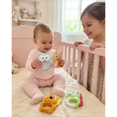 GENERICO - Set De Sonajeros Para Bebé Juguete De Aprendizaje Temprano