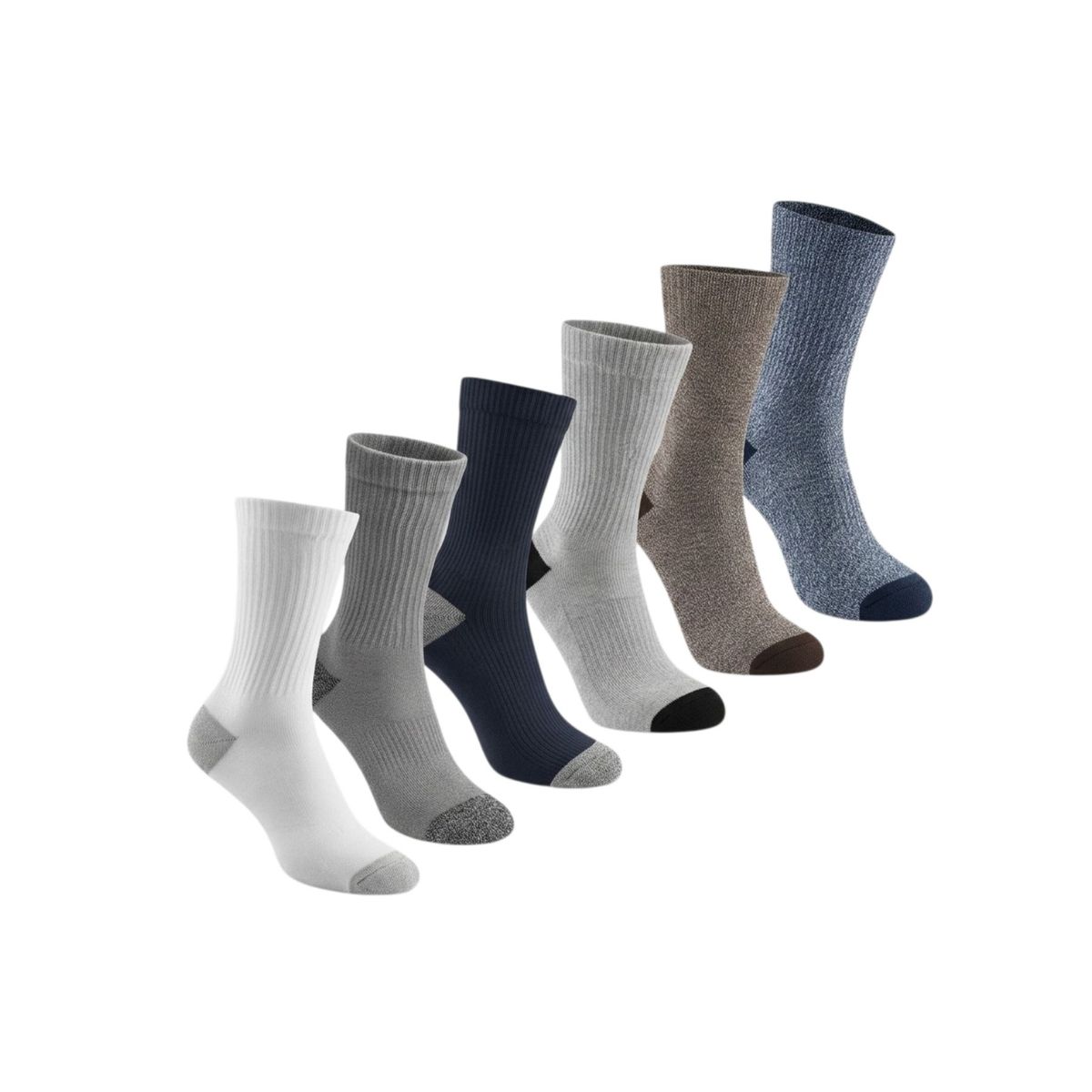 LOOK SHOP - Pack 6 Pares Calceta, Premium Antibacteriales, Sin Costura 0573