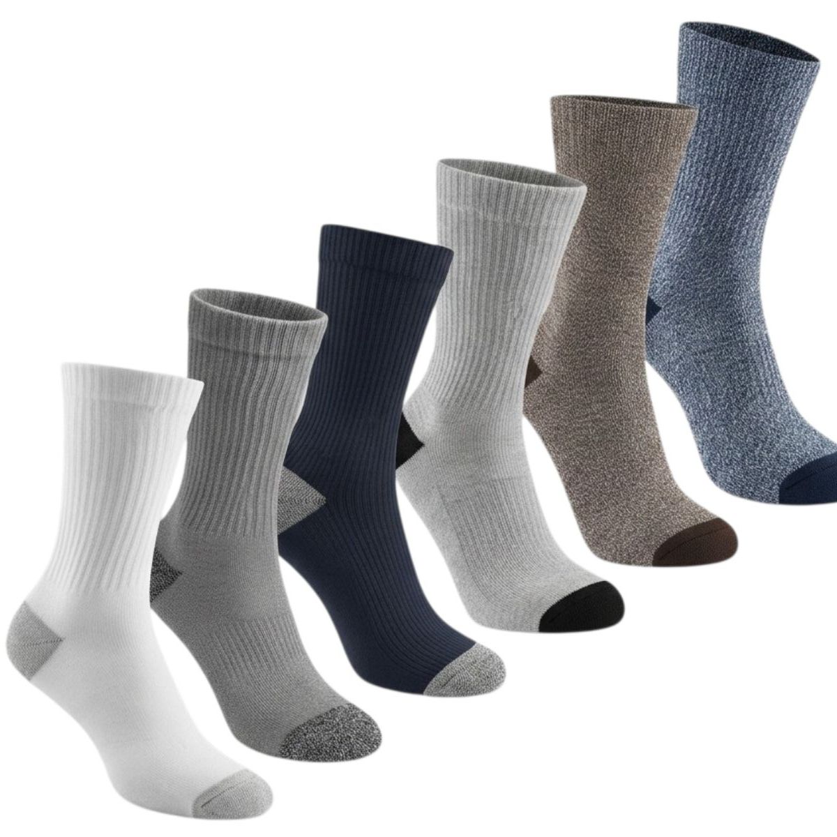 LOOK SHOP - Pack 6 Pares Calceta, Premium Antibacteriales, Sin Costura 0573