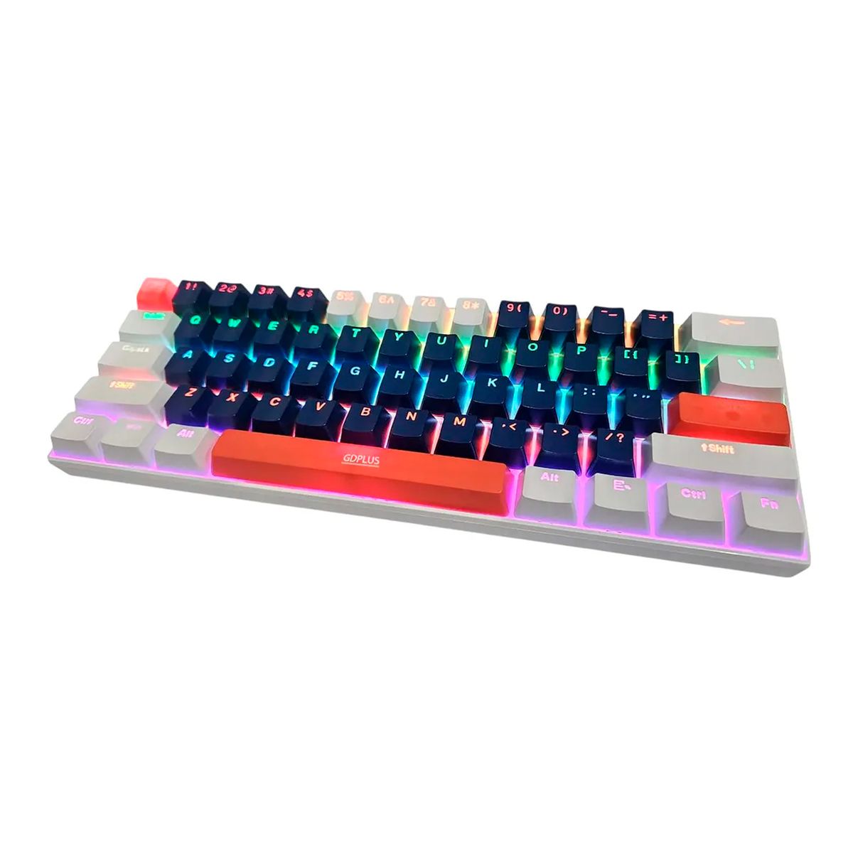 ESHOPANGIE - Teclado Mecanico Gamer 60% Rgb Español Hot-swap T60 Usb-c