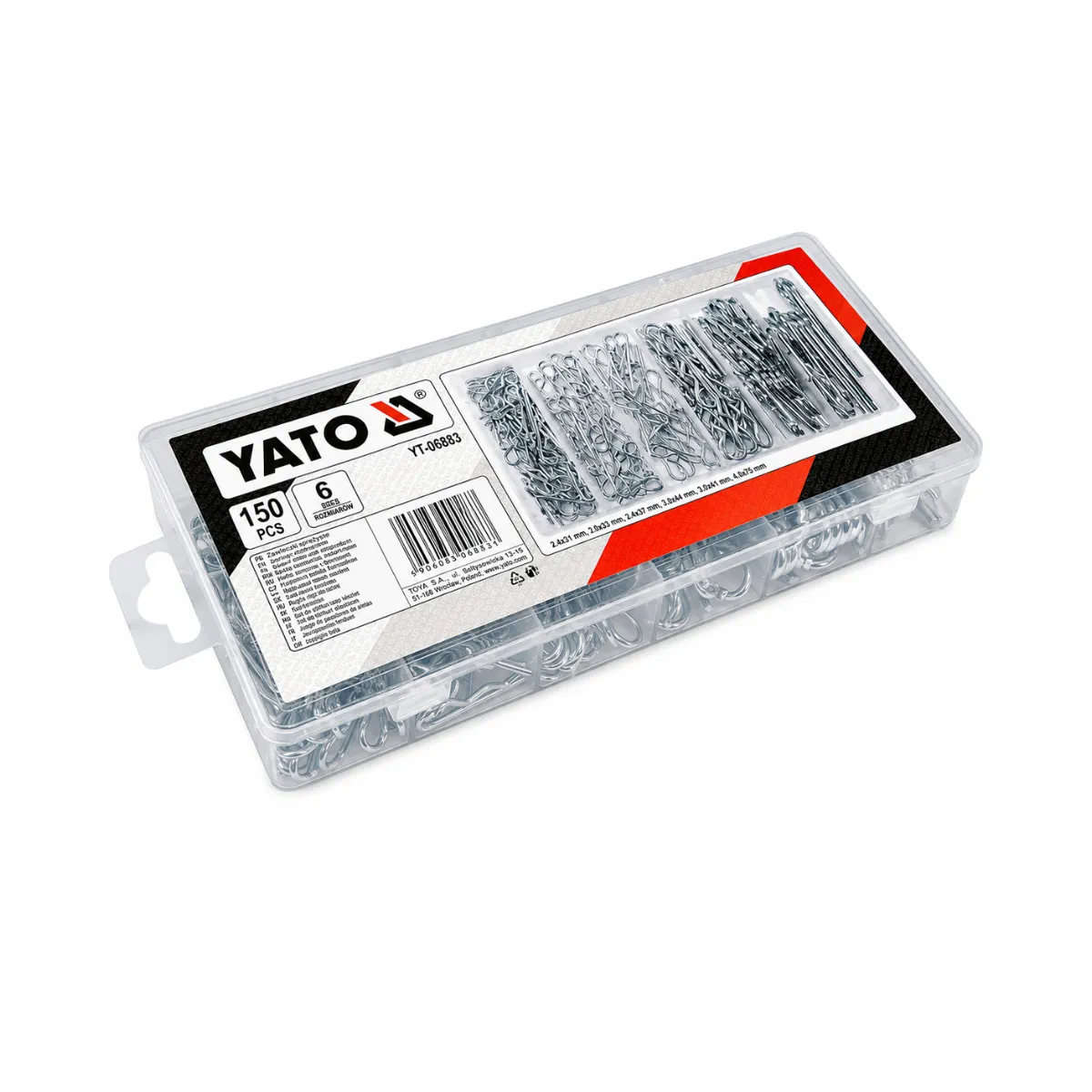 YATO - Pasadores De Resorte 150 Unidades Yt-06883 Yato