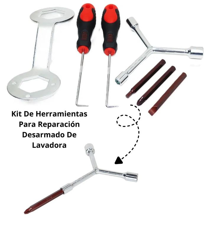 GENERICO Herramientas Para Reparación Desarmado De Lavadora diseño