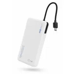 LINKON - Power Bank Bateria Externa 20000Mah Cargador Portatil - Blanco