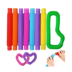 GENERICO - Pop It Tubo Sensoriales Colorido Kit De Tubo Estirable