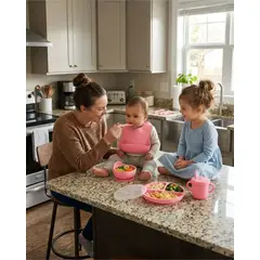GENERICO - Set De Alimentación De Silicona Con Tapa Para Bebé Libre BPA 10 piezas