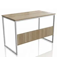 GENERICO - Escritorio Blanco Con Repisa 100x50x75 Cm