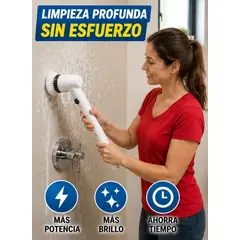 MOVI - Cepillo Eléctrico Inalámbrico 9 en 1 Recargable con Mango Extensible