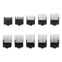 GENERICO - Set de Peines Supreme Trimmer Magnéticos 0,5 – 8 negro