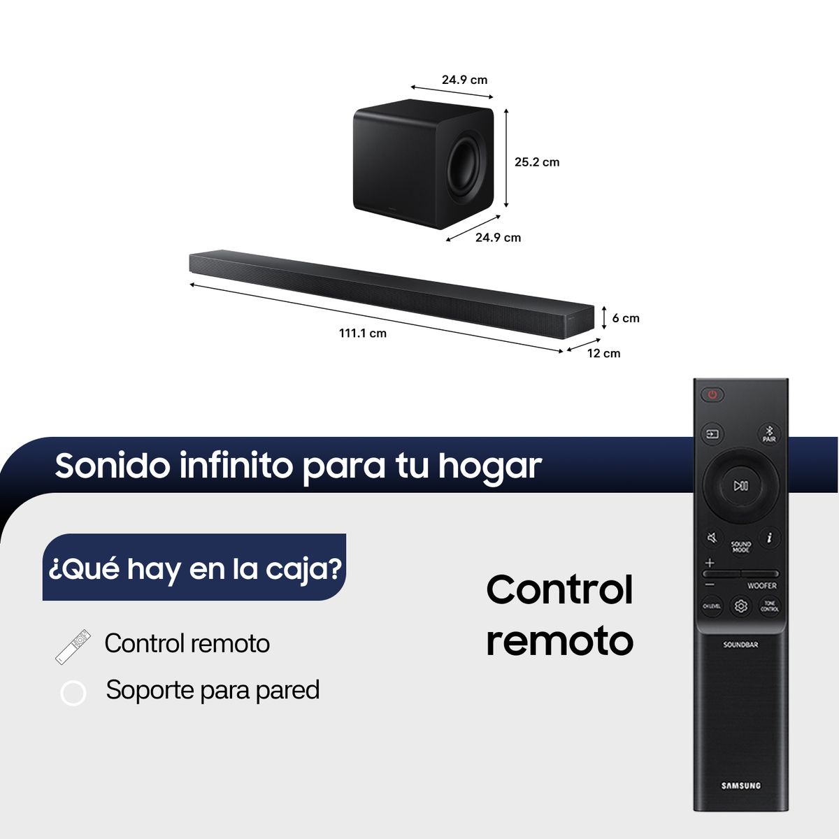 SAMSUNG - Q-Series Soundbar HW-Q800H 5.1.2 Subwoofer 2026
