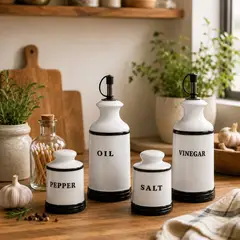 CAP DOR - Set de Cuatro Piezas de Alcuza Opra