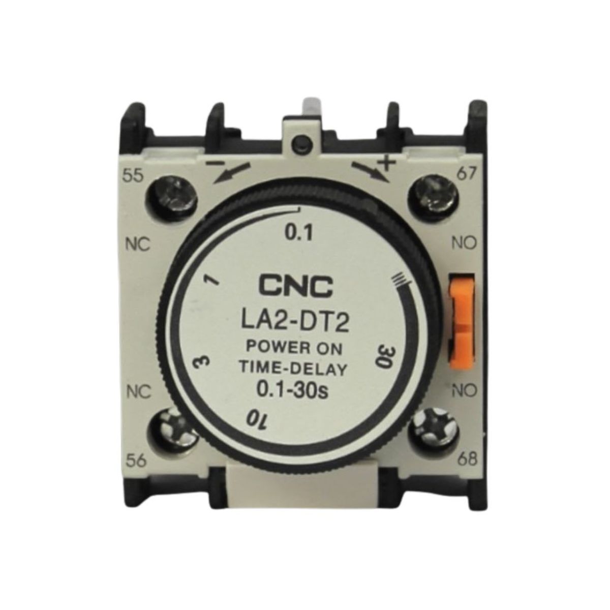 GENERICO - Temporizador Frontal pContactor On Delay LA2-DT2 0,1-30seg 1NO+1NC - CNC