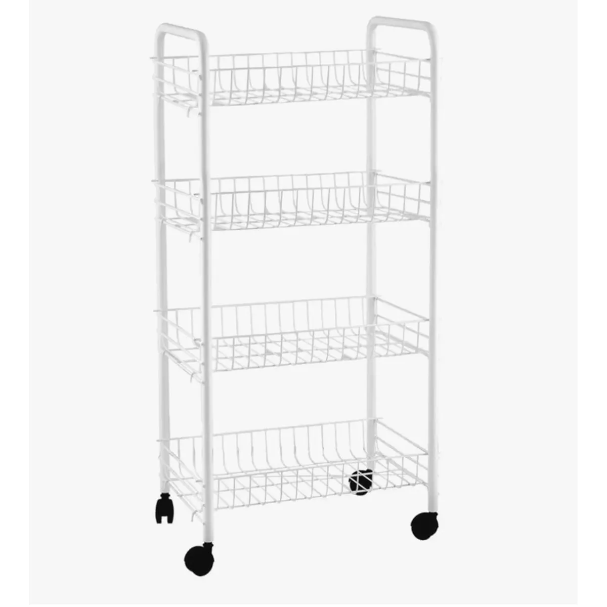 GENERICO - Carrito Organizador 4 Estantes Frutas Verdura con  Ruedas