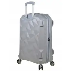 H&R - Maletas de Viaje, modelo de Diamante Tamaño S, Color Gris