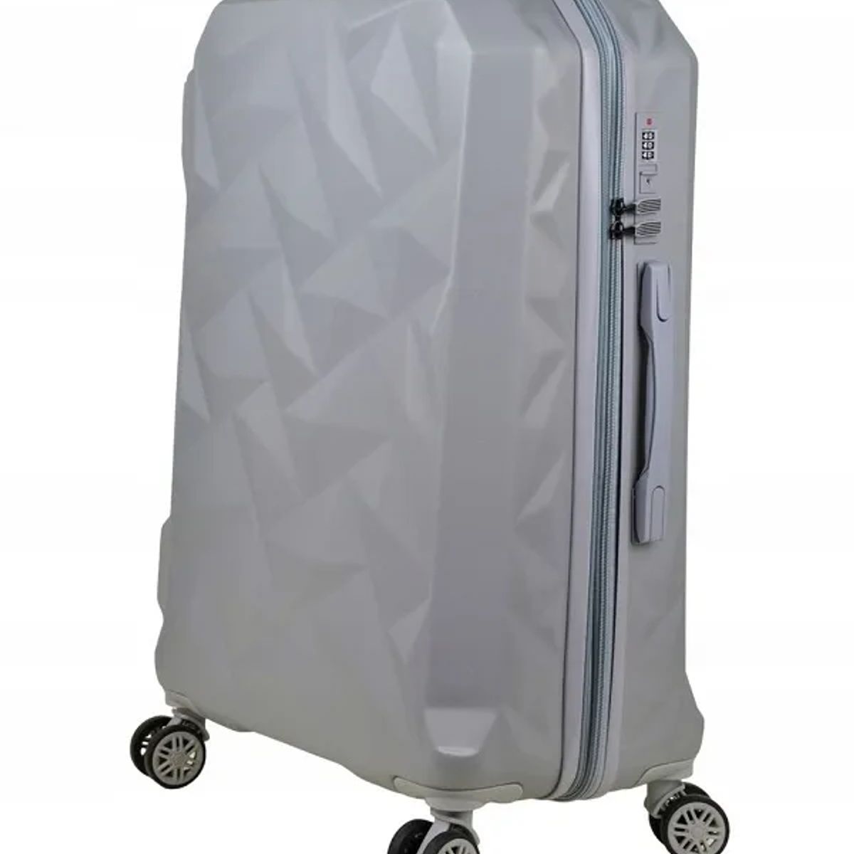 H&R - Maletas de Viaje, modelo de Diamante Tamaño S, Color Gris