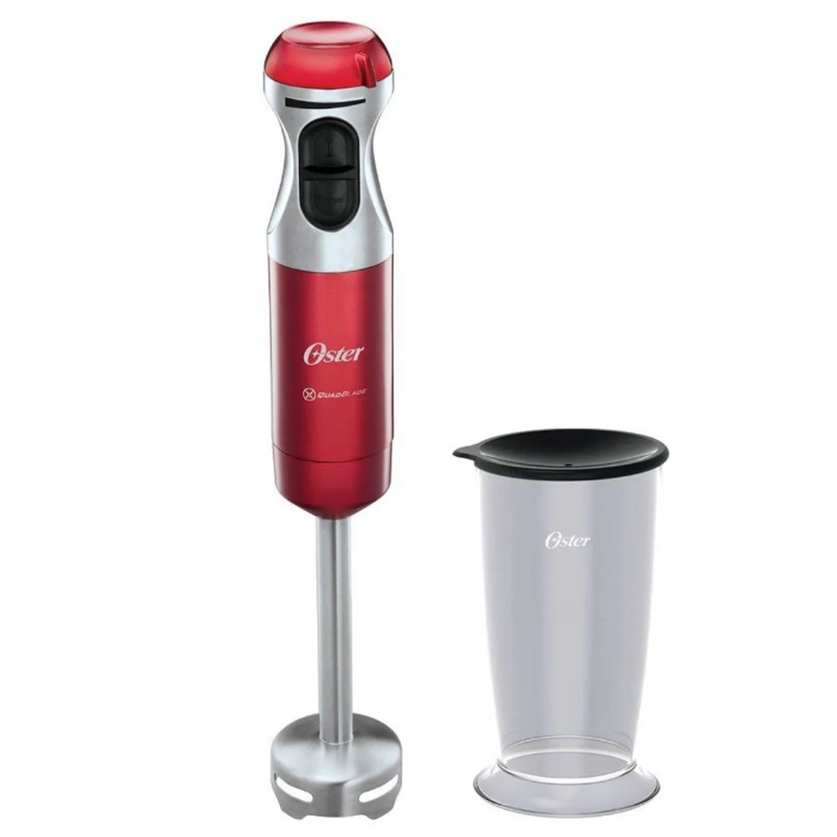 OSTER - Batidora De Inmersión Oster® Roja Con Cuchilla Quad