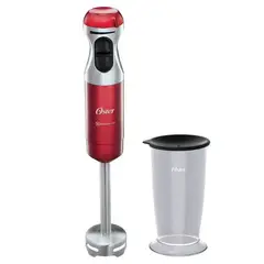 OSTER - Batidora De Inmersión Oster® Roja Con Cuchilla Quad