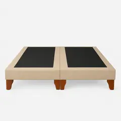 GENERICO - Base De Cama 2 Plazas Beige