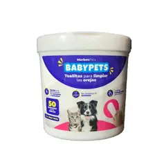 MARBEN PETS - Toallitas Limpia Orejas Perros Finger Pads 50 Unidades