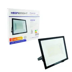 MEGABRIGHT - Foco Halogeno LED De 100W Marca Modelo PRO TELCO FLAT A 2700K Certificado