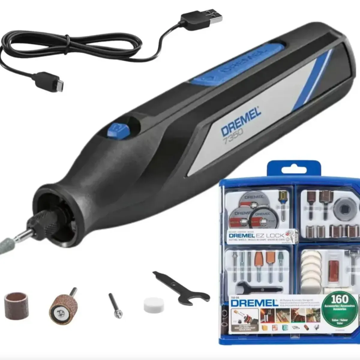 DREMEL - Herramienta Multiproposito Dremel 7350 12000 Rpm Recargable