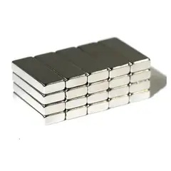 GENERICO - 50pcs de Iman Fuerte Ndfeb Rectangular 20x10x2mm