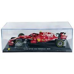 FORMULA 1 - Auto Ferrari SF-71h 2018 #7 Kimi Raikkonen Caja Acrilica Premium Collect 1:24