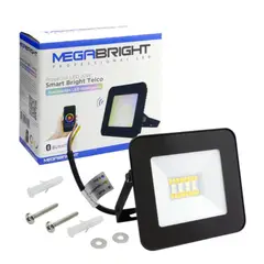MEGABRIGHT - Foco Halogeno 20Watt Inteligente, LED Smart Bluetooth, Megabright, Colorfull. En Caja.