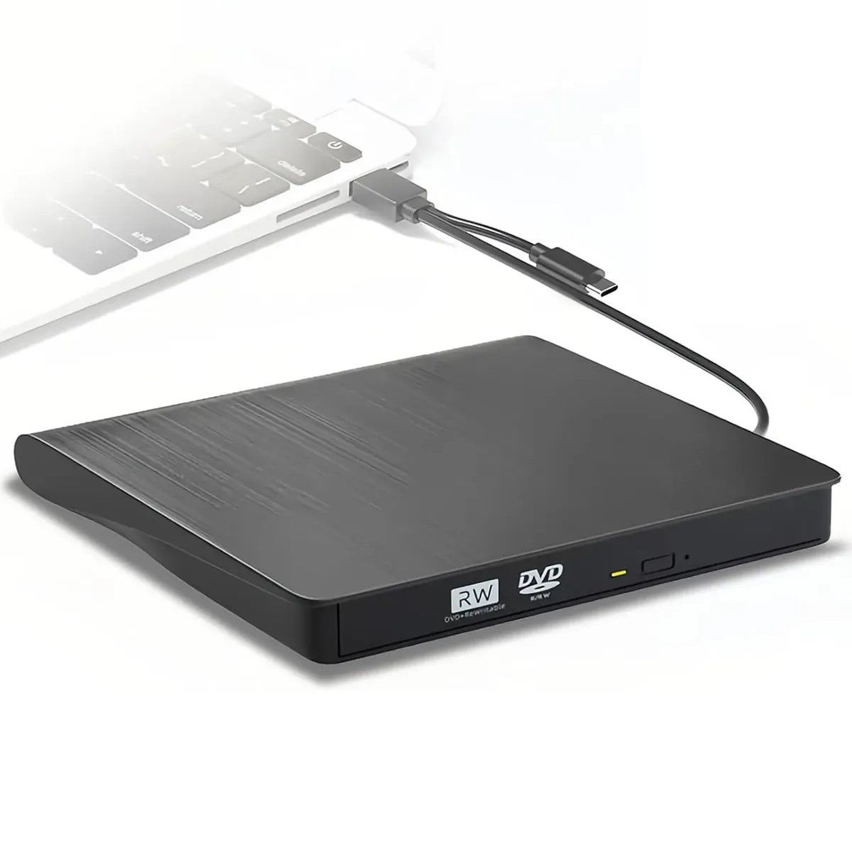 GENERICO - Lectora Y Grabador Dvd/cd Externo Lector Usb 3.0 Negro BELUG