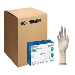 REUTTER - Pack X5 Cajas Guantes De Latex Sin Polvo Tresor 500 Unidades M