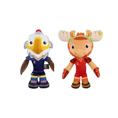 JAZWARES - Pack Peluche Copa Mundial Fifa - USA + Canada