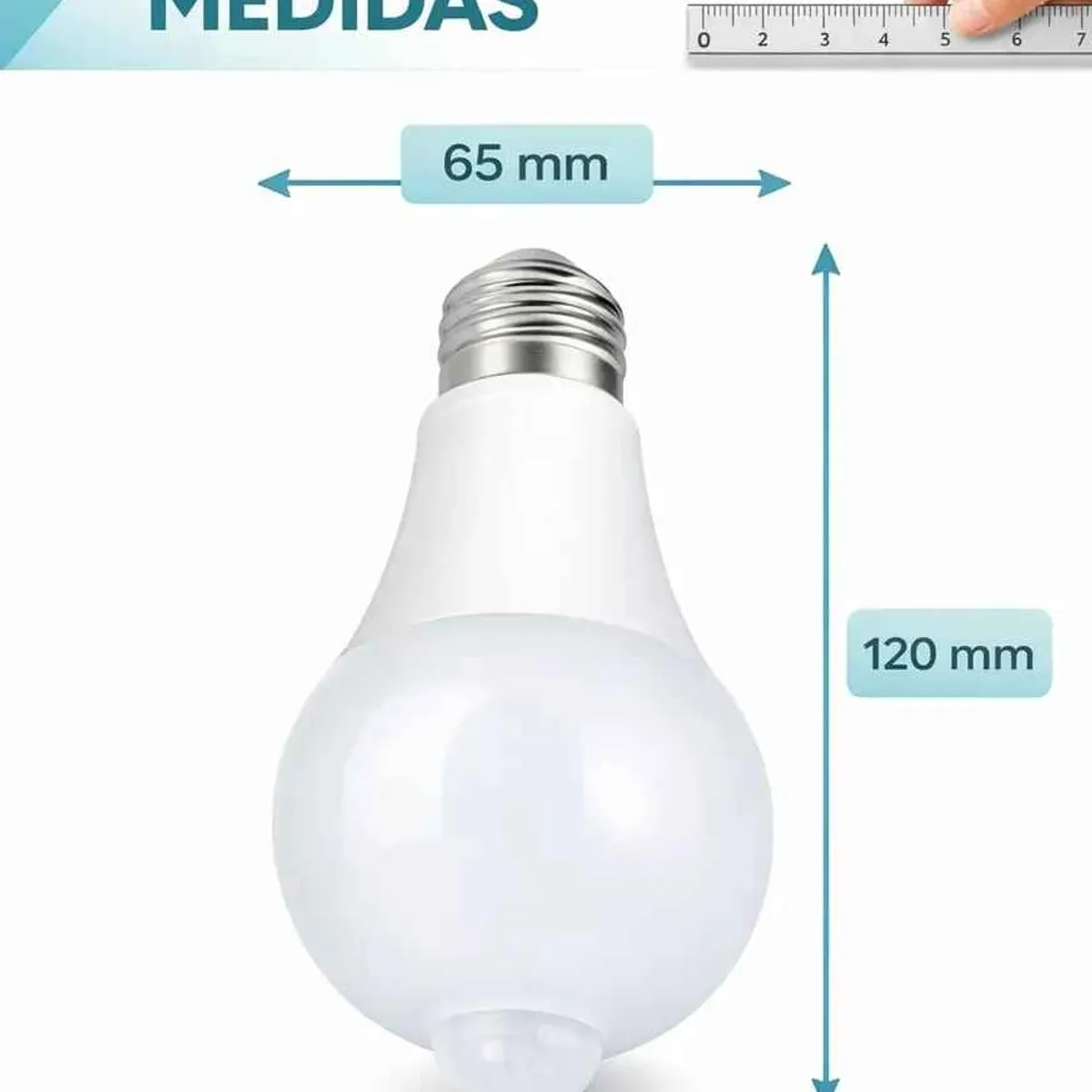 Ampolleta con Sensor De Movimiento 9w Led con Encendido Automático, marca GENERICO - Foto 2
