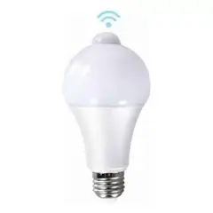 GENERICO - Ampolleta Led Sensor De Movimiento 9w Encendido Automático