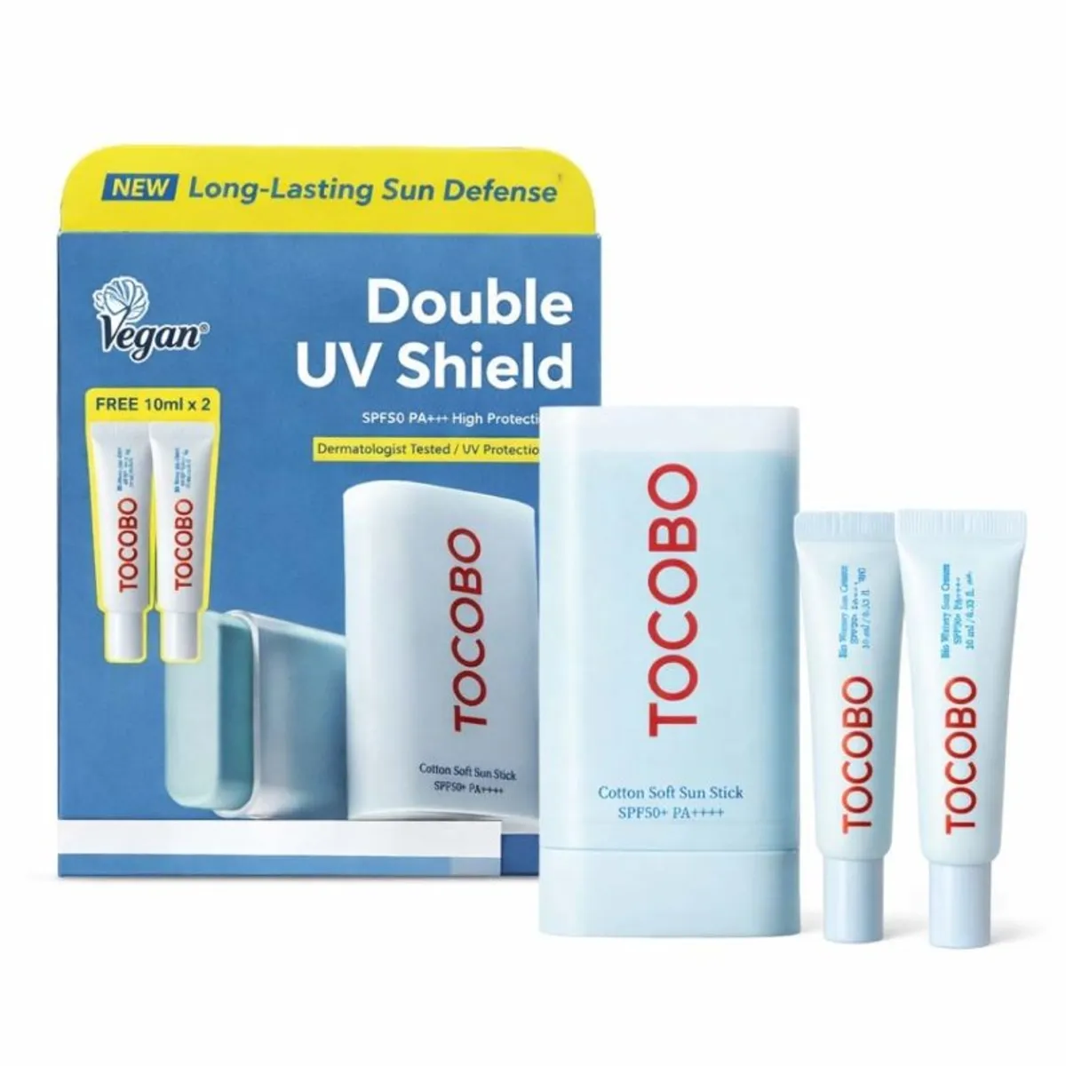 TOCOBO - Set Tocobo Protector Solar Cotton Sun Stick Spf50+